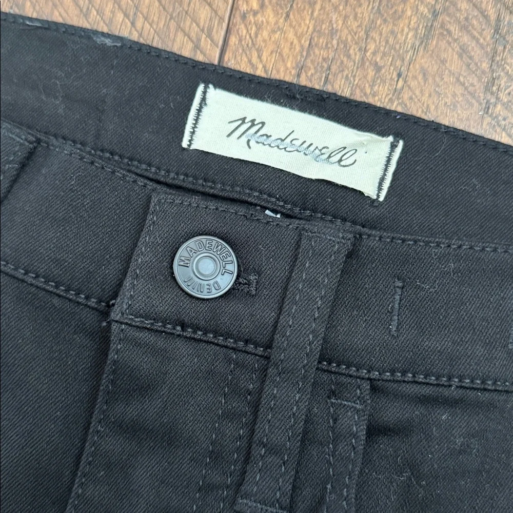 Madewell 9" Mid-Rise Skinny Jeans: Velvet Tuxedo Stripe Edition - Picture 8 of 14